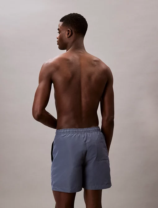 Calvin Klein Medium Drawstring Swim Shorts - Intense Power Grisaille
