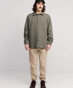 Makia Process Overshirt Dusty Olive