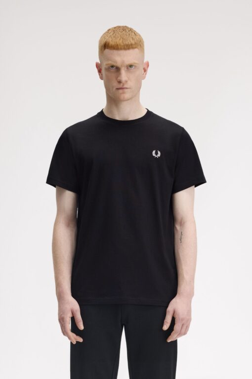 Fred Perry Tennis Graphic T-shirt Black