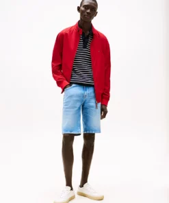 Tommy Hilfiger Brooklyn Whiskered Slim Denim Shorts Bay Indigo