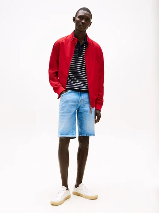 Tommy Hilfiger Brooklyn Whiskered Slim Denim Shorts Bay Indigo