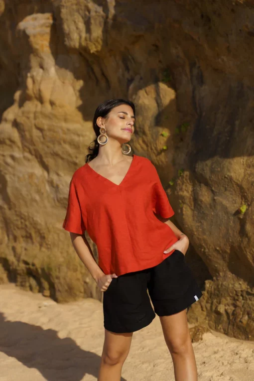 Nakoa Savanna Top Burnt Orange