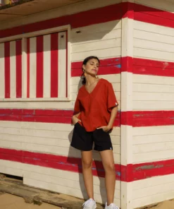 Nakoa Savanna Top Burnt Orange