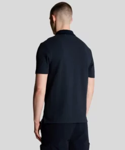 Lyle & Scott Jacquard Sovereign Polo Shirt Midnight Navy