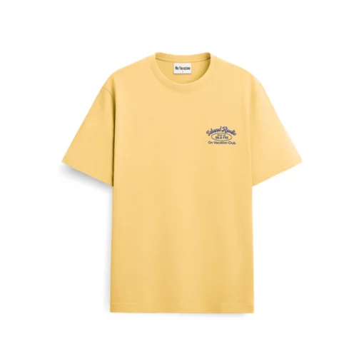 On Vacation Island Radio T-shirt Yellow