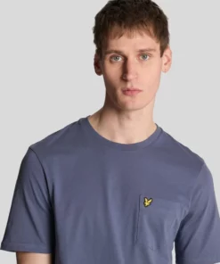 Lyle & Scott Pocket T-Shirt Cool Indigo