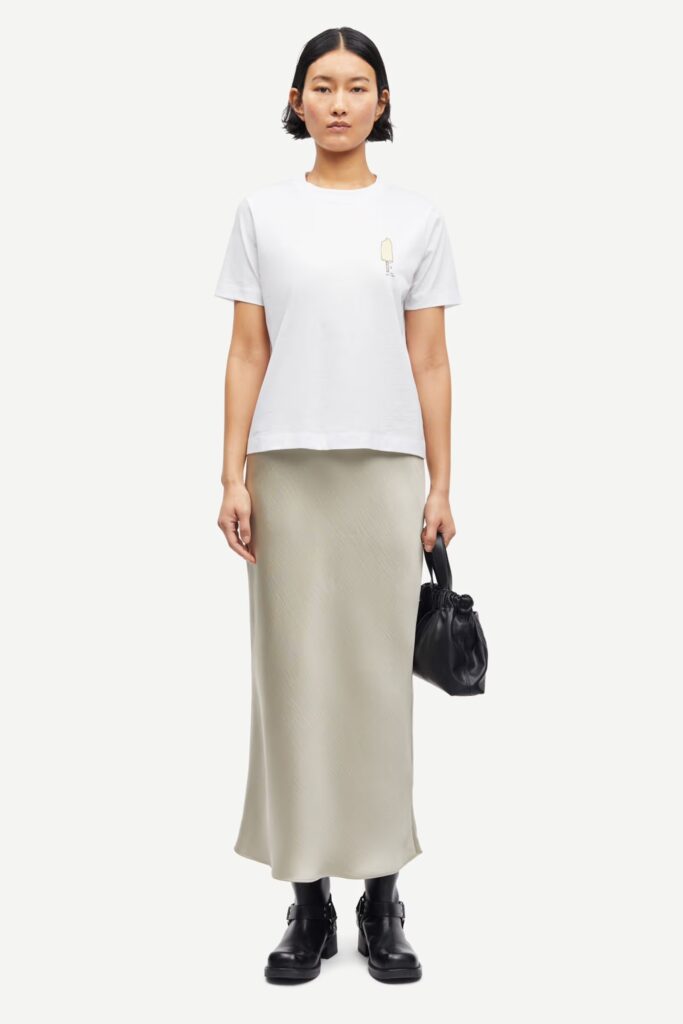 Samsøe Samsøe Saagneta Long Skirt Agate Gray