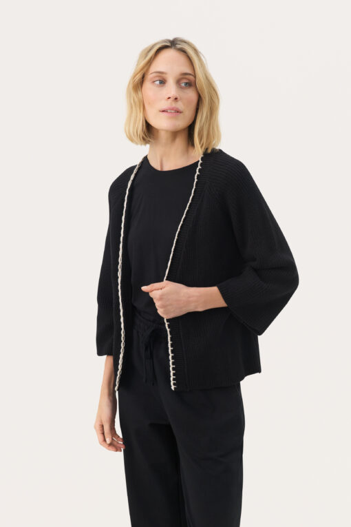 Part Two Tritte Cardigan Black