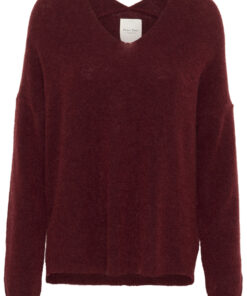 Part Two TitinaPW Pullover Tawny Port