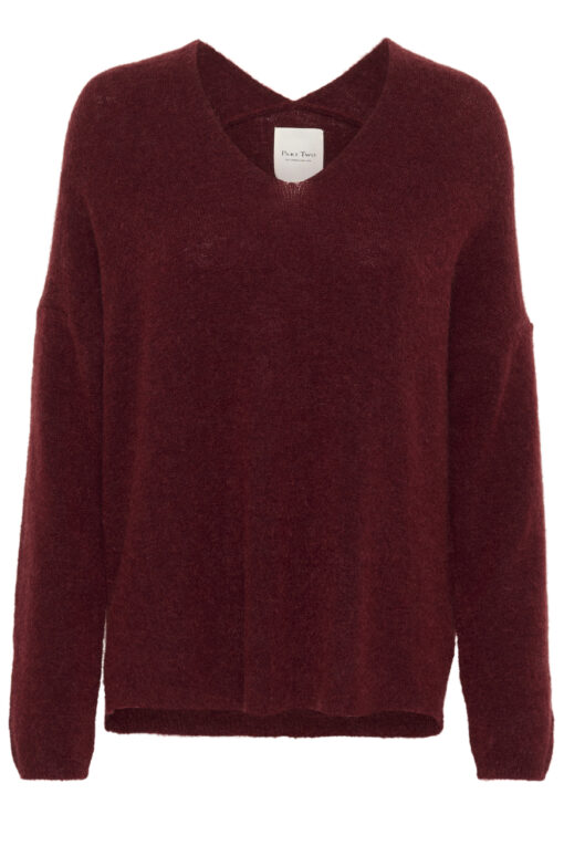 Part Two TitinaPW Pullover Tawny Port