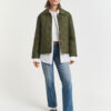 Gant Woman Quilted Moss Green