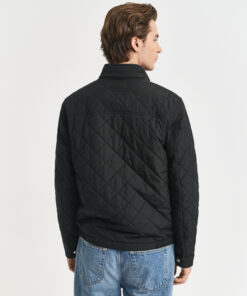 Gant Quilted Windcheater Jacket Black