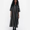 Marimekko  Paperi Puhveli Dress Black, Light Yellow