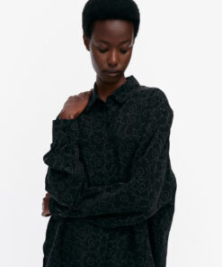 Marimekko  Runsas Piirto Unikko Shirt Black