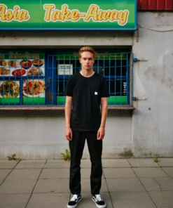 Makia Square Pocket T-shirt Black