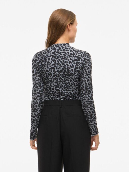 Vileoa High Neck Top Glacier Gray