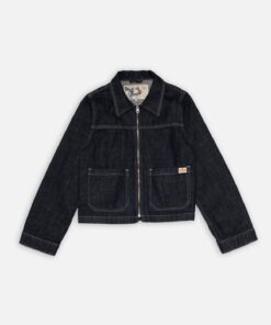 Nudie Jeans Anja Workwear Denim Jacket Dark Blue