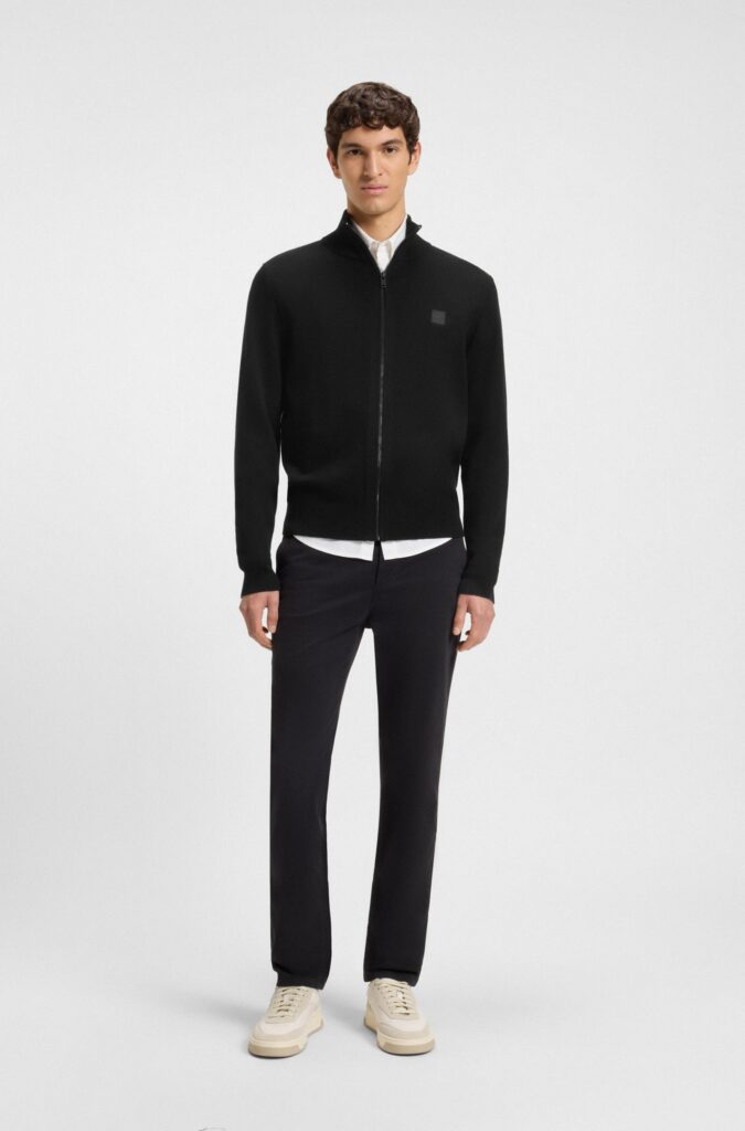 Boss Kanozip Sweater Black