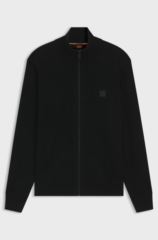 Boss Kanozip Sweater Black