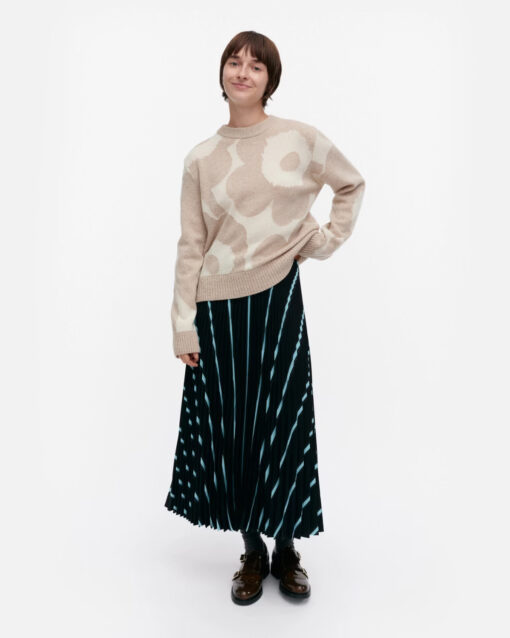 Marimekko Aatto Unikko Pullover Beige, Offwhite