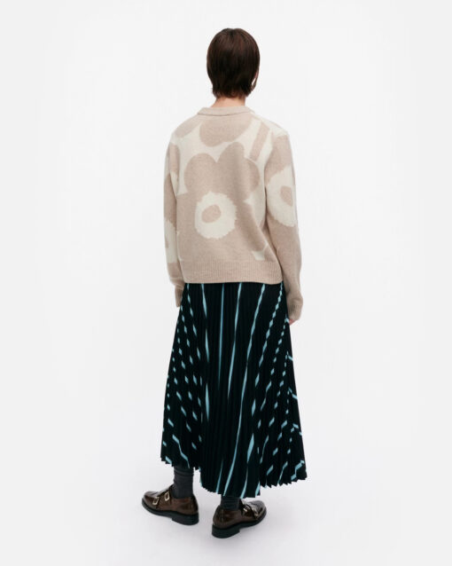 Marimekko Aatto Unikko Pullover Beige, Offwhite