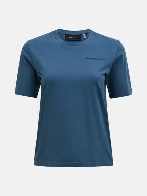 Peak Performance Original Small Logo Tee Women Mountain Lake
