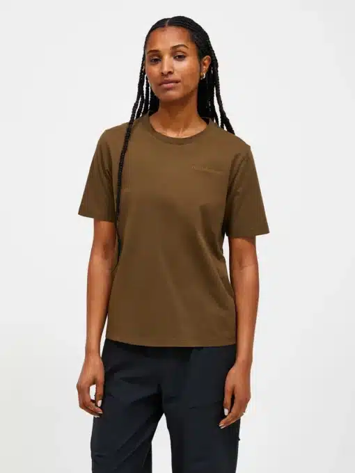 Peak Performance Original Small Logo Tee Women Meadow Moss