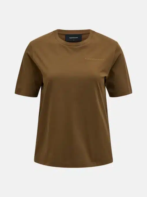 Peak Performance Original Small Logo Tee Women Meadow Moss