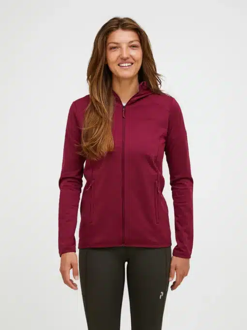 Peak Performance Light Zip Hood Women Vertical Zenith