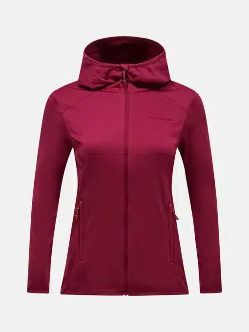 Peak Performance Light Zip Hood Women Vertical Zenith