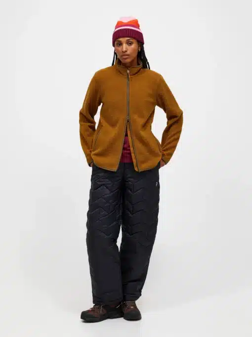 Peak Performance Pile Zip Jacket Women Earthy Summit