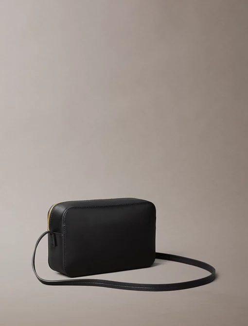 Calvin Klein Foil Logo Camera Bag Black/Toasted Coconut