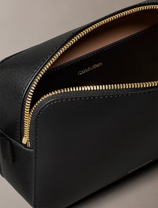 Calvin Klein Foil Logo Camera Bag Black/Toasted Coconut