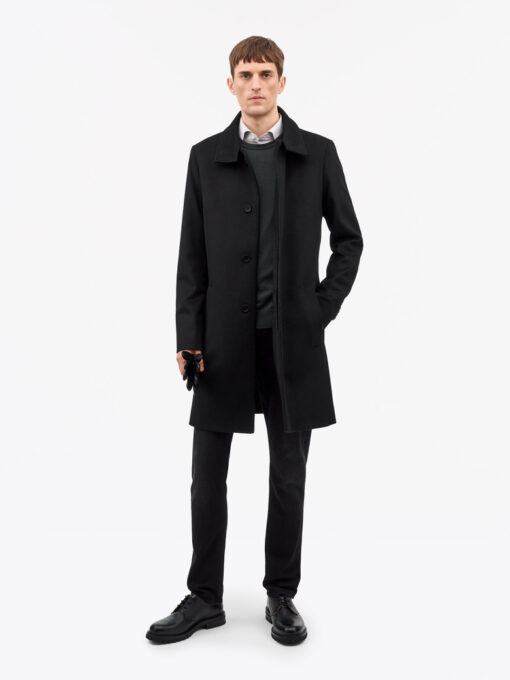 Tiger of Sweden Aleric Funnel-Neck Coat Black