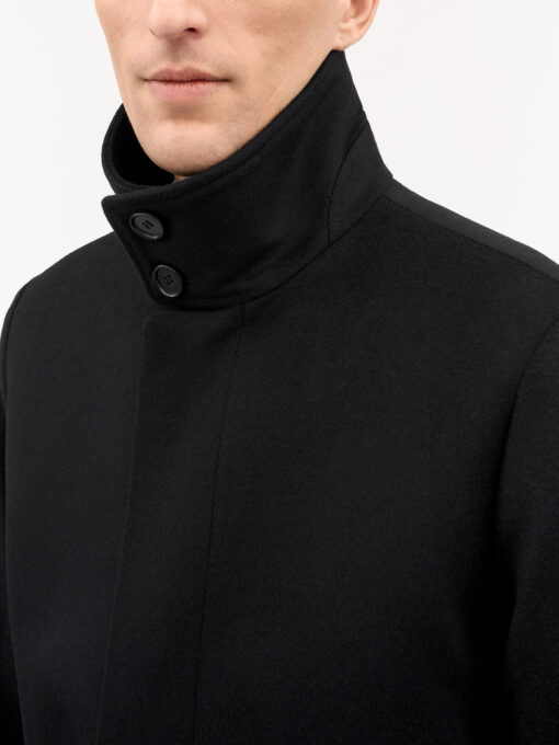 Tiger of Sweden Aleric Funnel-Neck Coat Black