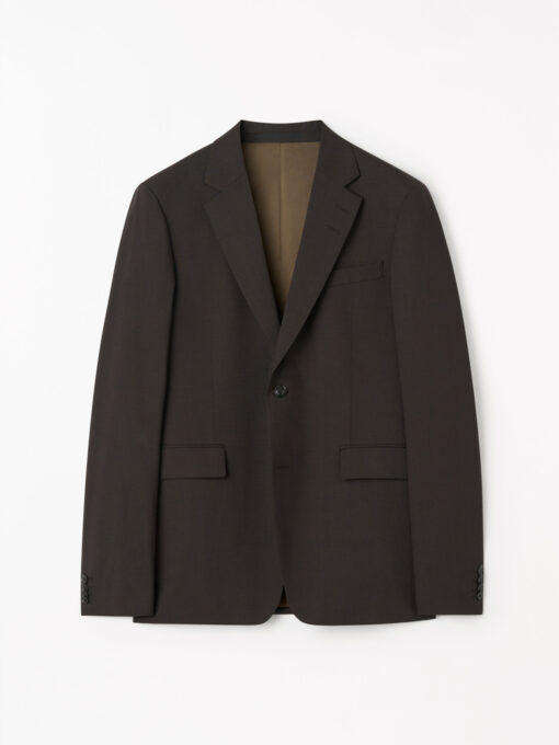 Tiger of Sweden Justin Slim-Fit Wool Jacket Dark Brown