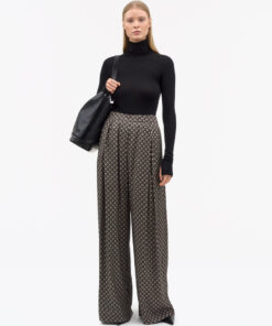 Tiger  of Sweden Cora Printed Draped Trousers