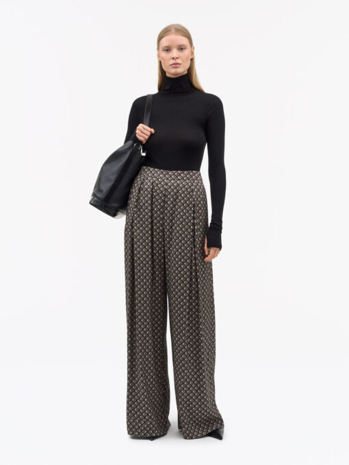 Tiger  of Sweden Cora Printed Draped Trousers