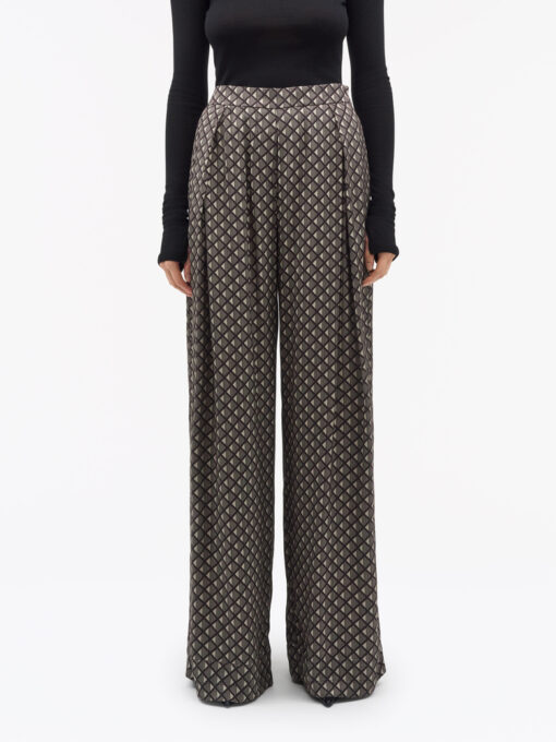 Tiger  of Sweden Cora Printed Draped Trousers