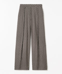 Tiger of Sweden Cora Printed Draped Trousers