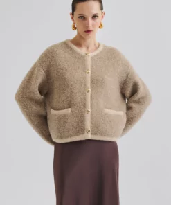 Malina Carly Cardigan Beige