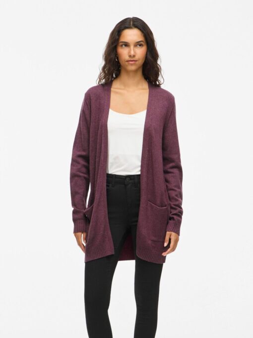 Vila Ril Open Cardigan Fig