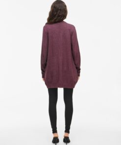 Vila Ril Open Cardigan Fig