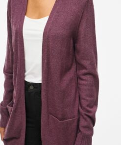 Vila Ril Open Cardigan Fig