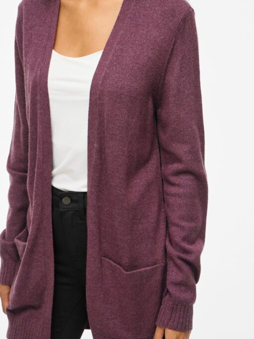 Vila Ril Open Cardigan Fig