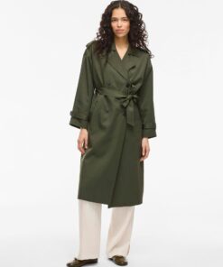Viaddison Long Trenchcoat Deep Depths