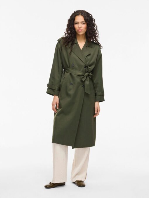 Viaddison Long Trenchcoat Deep Depths