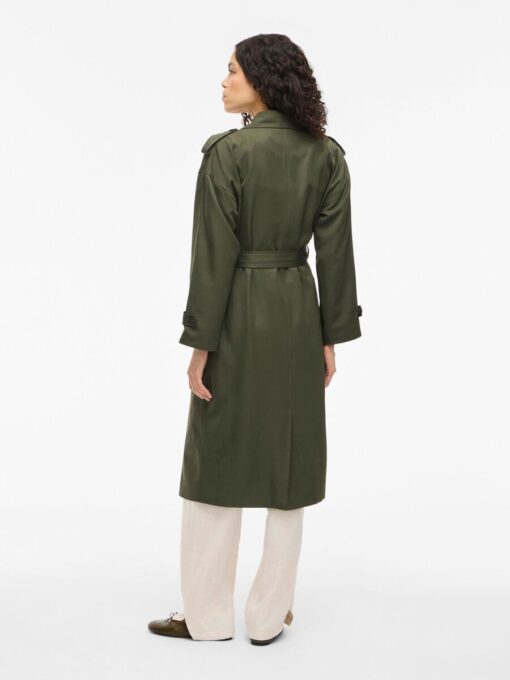 Viaddison Long Trenchcoat Deep Depths