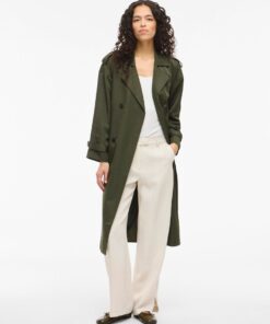 Viaddison Long Trenchcoat Deep Depths