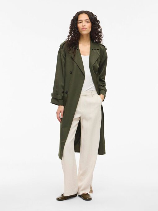 Viaddison Long Trenchcoat Deep Depths